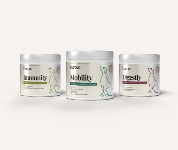 Zestaw naturalnych suplementów dla starszych psów seniorów